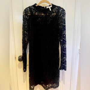 BCBG Black Lace Dress (size 10)